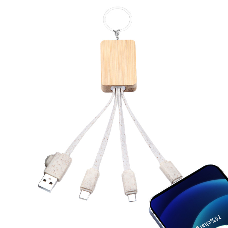 S-C002 3 in 1 Bamboo Cable